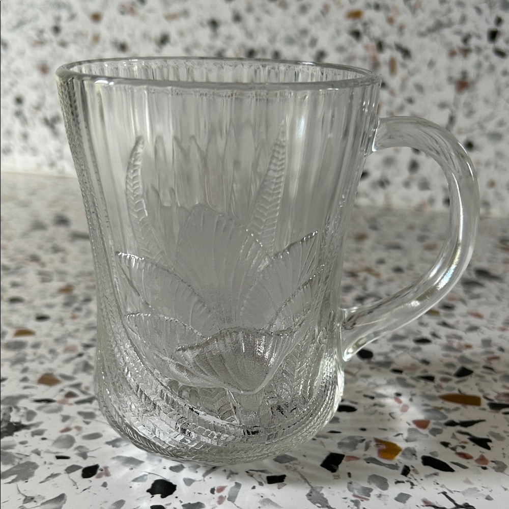 Elegant Clear Arcoroc Glass Mug